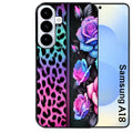 Coque pour Galaxy A08 A18 A28 A38 A58 leopard et fleur