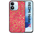 Coque pour Redmi Note 17 et PRO 4G 5G Max leopard fuschia