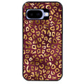 Coque pour Pixel 8A 9A 10A leopard grenat