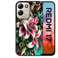 Coque pour Redmi 17 et 17C 4G 5G leopard hibiscus