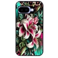 Coque pour Pixel 8A 9A 10A leopard hibiscus