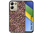 Coque pour POCO C95 PRO leopard rose