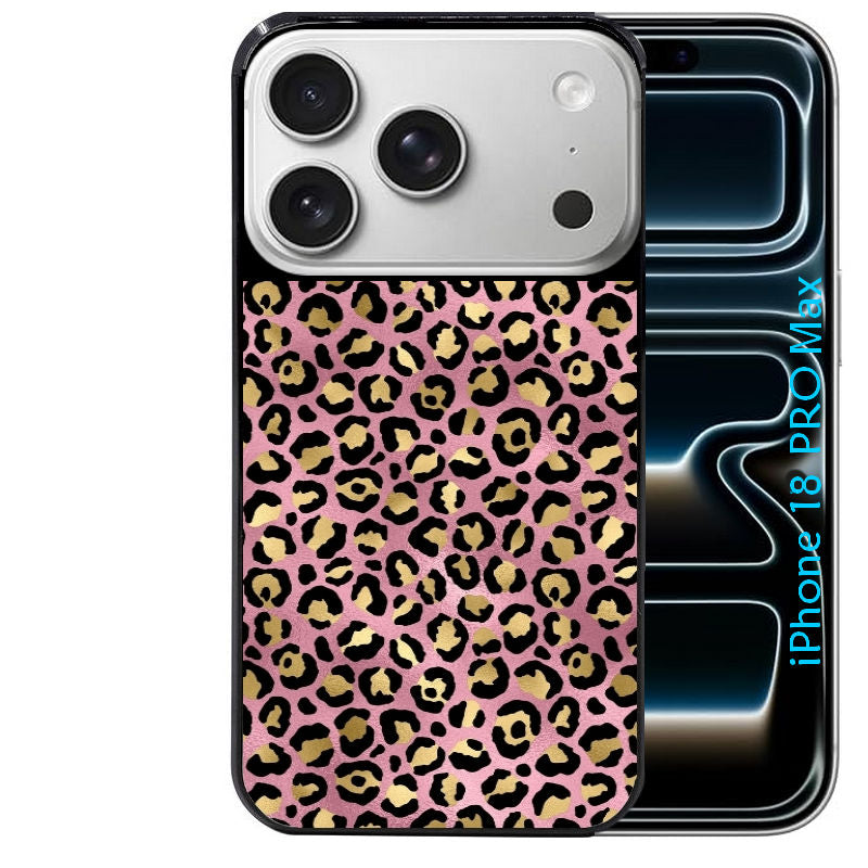 Coque pour Iphone 18 / PRO / PRO MAX / 18E leopard rose