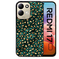 Coque pour Redmi 17 et 17C 4G 5G leopard vert