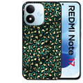 Coque pour Redmi Note 17 et PRO 4G 5G Max leopard vert