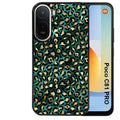 Coque pour POCO C81 PRO leopard vert