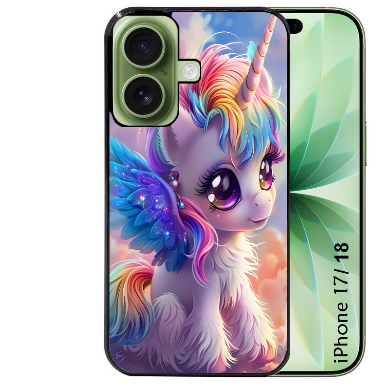 Coque pour Iphone 18 / PRO / PRO MAX / 18E licorne anime