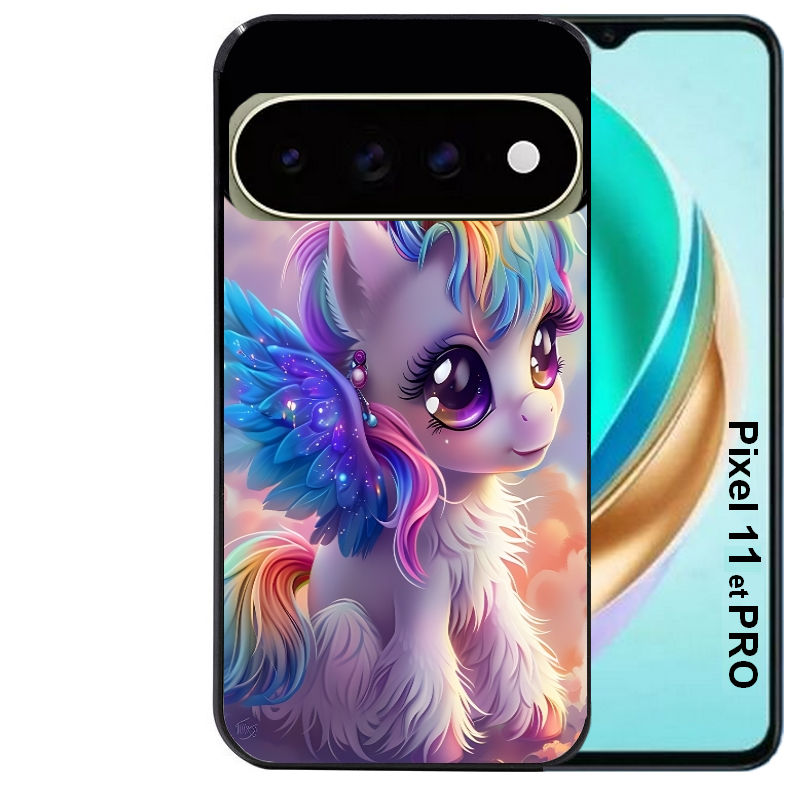Coque pour Pixel 10 / 11 / PRO / XL licorne anime
