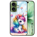 Coque pour Iphone 18 / PRO / PRO MAX / 18E licorne et etoiles