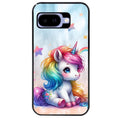 Coque pour Pixel 8A 9A 10A licorne et etoiles