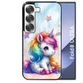 Coque pour Z FOLD 8 ULTRA licorne et etoiles