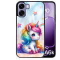 Coque pour Oppo A6 A6 A6K licorne et etoiles