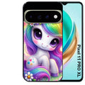 Coque pour Pixel 10 / 11 / PRO / XL licorne et fleurs