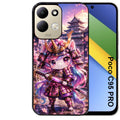 Coque pour POCO C95 PRO licorne manga samourai