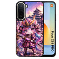 Coque pour POCO C81 PRO licorne manga samourai