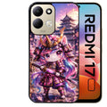 Coque pour Redmi 17 et 17C 4G 5G licorne manga samourai