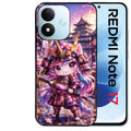 Coque pour Redmi Note 17 et PRO 4G 5G Max licorne manga samourai