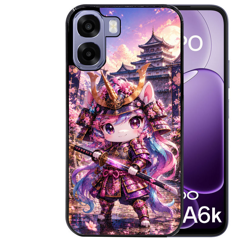 Coque pour Oppo A6 A6 A6K licorne manga samourai