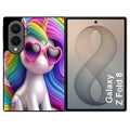Coque pour Z FOLD 8 licorne pop art
