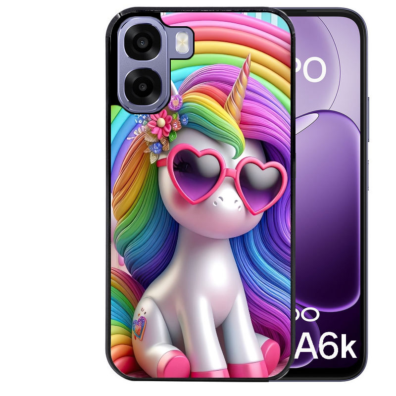 Coque pour Oppo A6 A6 A6K licorne pop art