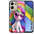 Coque pour POCO C95 PRO licorne pop art