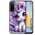 Coque pour POCO C81 PRO licorne violette