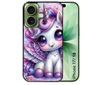 Coque pour Iphone 18 / PRO / PRO MAX / 18E licorne violette