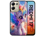 Coque pour Redmi 17 et 17C 4G 5G licorne anime
