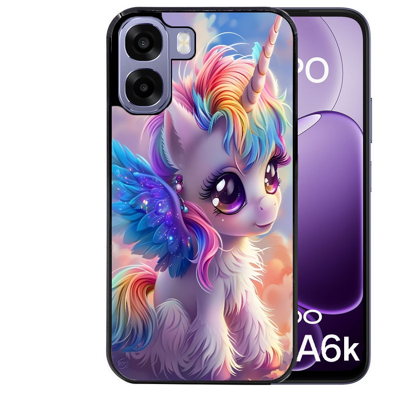 Coque pour Oppo A6 A6 A6K licorne anime