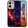 Coque pour Redmi 17 et 17C 4G 5G personnalisée lion anime