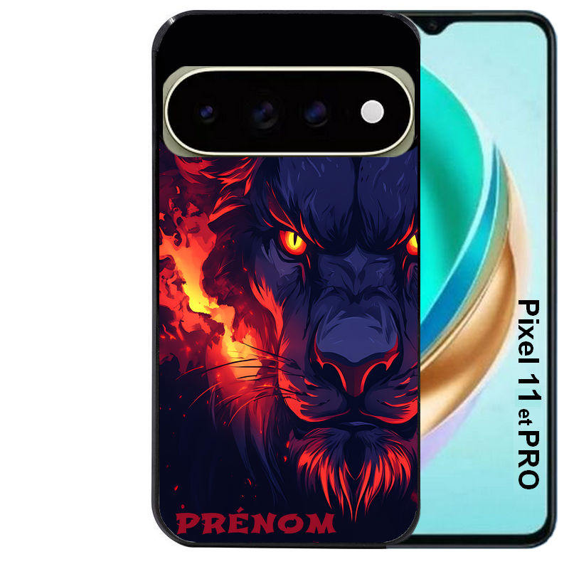 Coque pour Pixel 10 / 11 / PRO / XL personnalisée lion anime