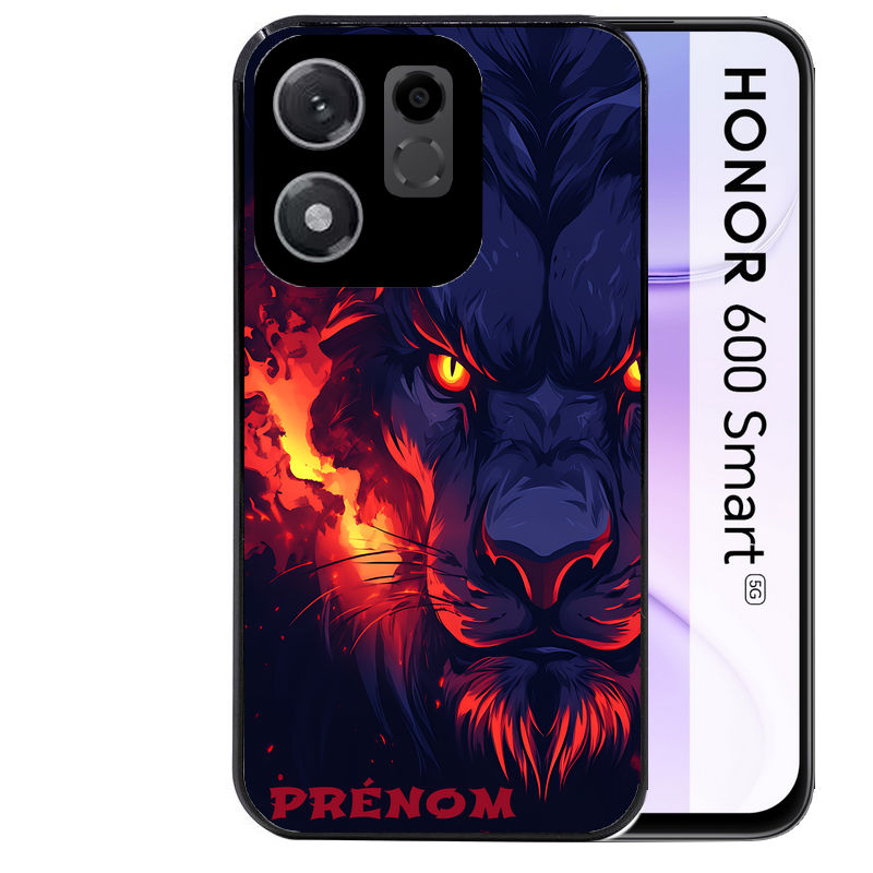 Coque pour Honor 600 SMART personnalisée lion anime