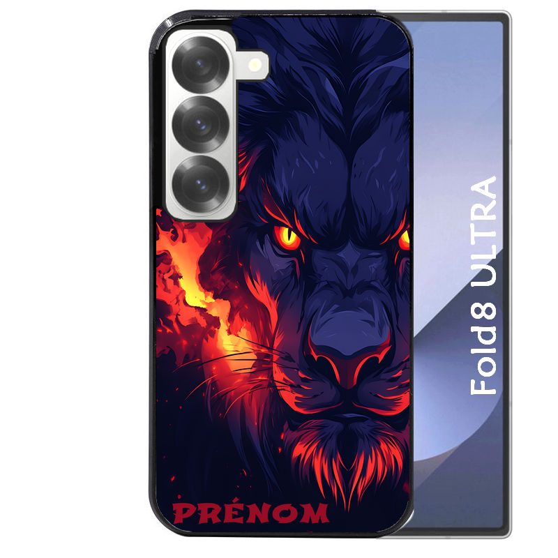Coque pour Z FOLD 8 ULTRA personnalisée lion anime