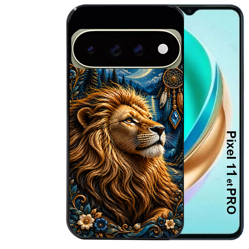 Coque pour Pixel 10 / 11 / PRO / XL lion astro