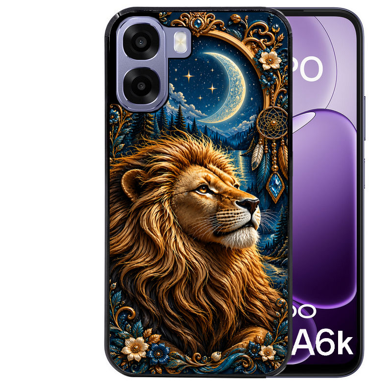 Coque pour Oppo A6 A6 A6K lion astro