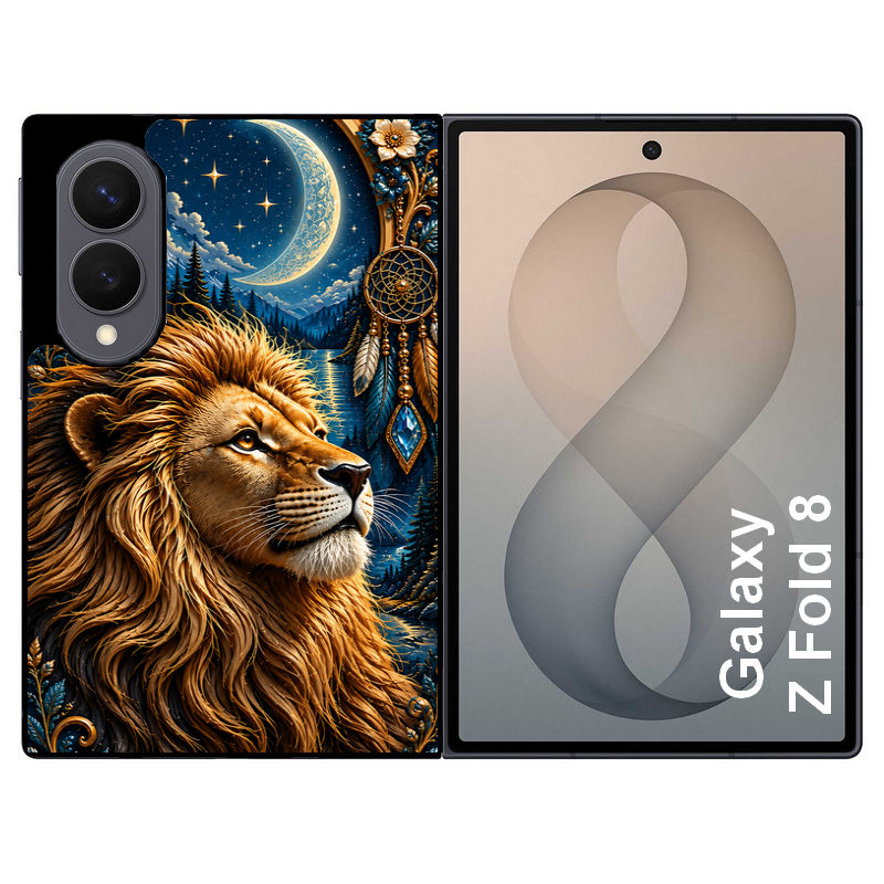 Coque pour Z FOLD 8 lion astro