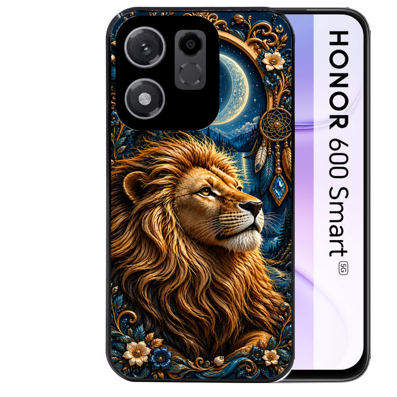 Coque pour Honor 600 SMART lion astro