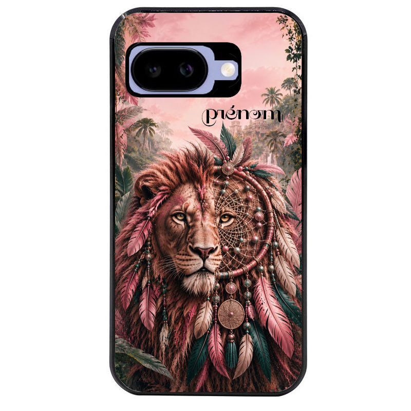 Coque pour Pixel 8A 9A 10A personnalisée lion dreamcatcher