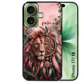 Coque pour Iphone 18 / PRO / PRO MAX / 18E personnalisée lion dreamcatcher