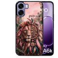 Coque pour Oppo A6 A6 A6K personnalisée lion dreamcatcher