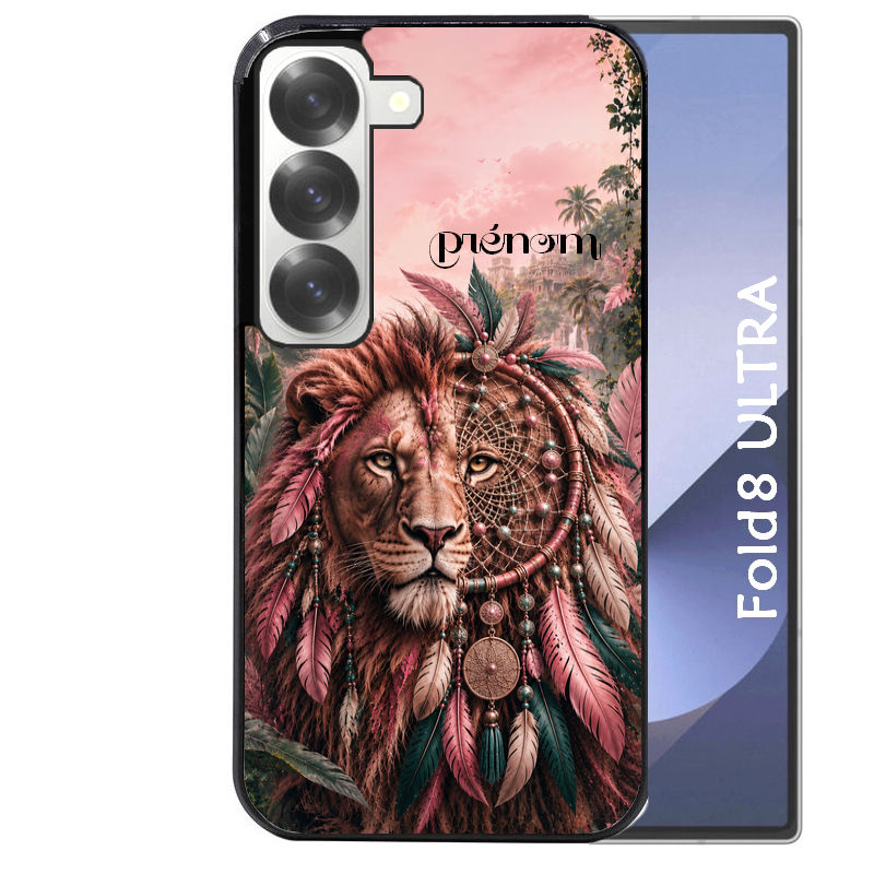 Coque pour Z FOLD 8 ULTRA personnalisée lion dreamcatcher