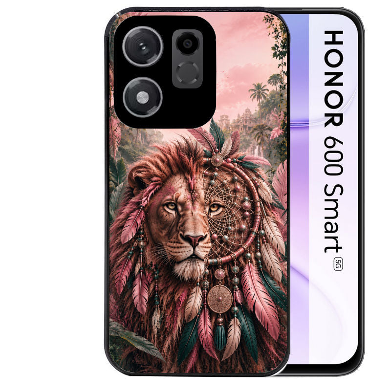 Coque pour Honor 600 SMART personnalisée lion dreamcatcher