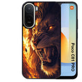 Coque pour POCO C81 PRO lion flamme