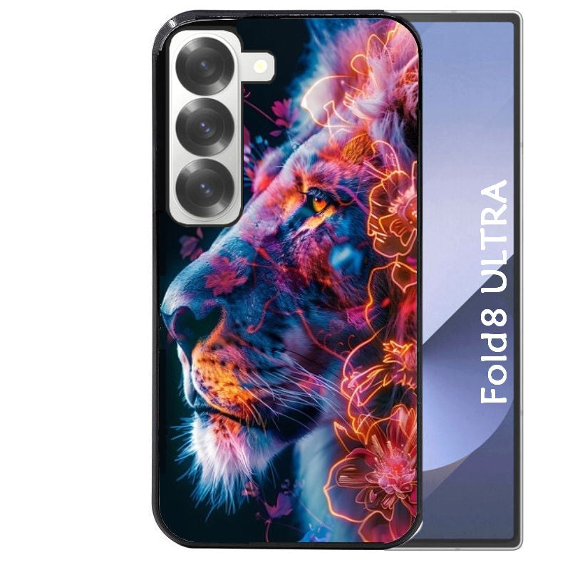 Coque pour Z Fold 8 / ULTRA lion fluo