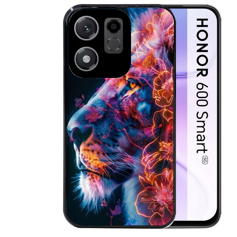 Coque pour Honor 600 SMART lion fluo