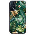 Coque noire taperso pour OPPO A16 et A16S avec motif jungle dore protection antichoc personnalisée