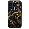 Coque noire taperso pour OnePlus 11 et 12 avec motif marbre noir protection antichoc personnalisée