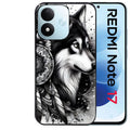 Coque pour Redmi Note 17 et PRO 4G 5G Max loup dreamcatcher