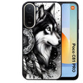 Coque pour POCO C81 PRO loup dreamcatcher
