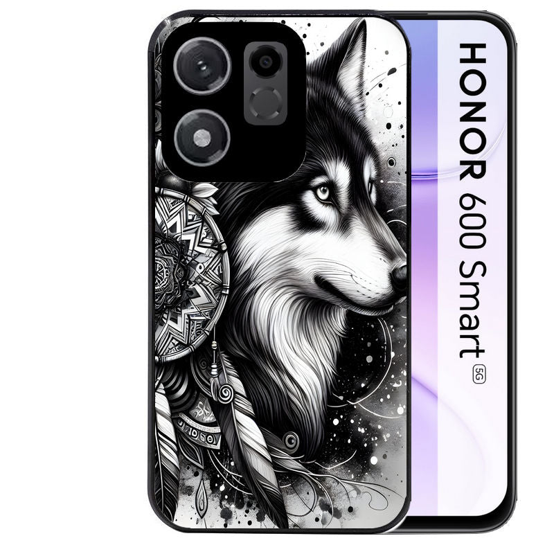 Coque pour Honor 600 SMART loup dreamcatcher